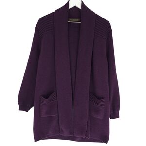 Arte Meche Alpaca Fina Shawl Collar Open Front Cardigan